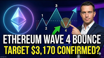 Ethereum Wave 4 Bounce : Target $3,170 Confirmed? ETH technical analysis