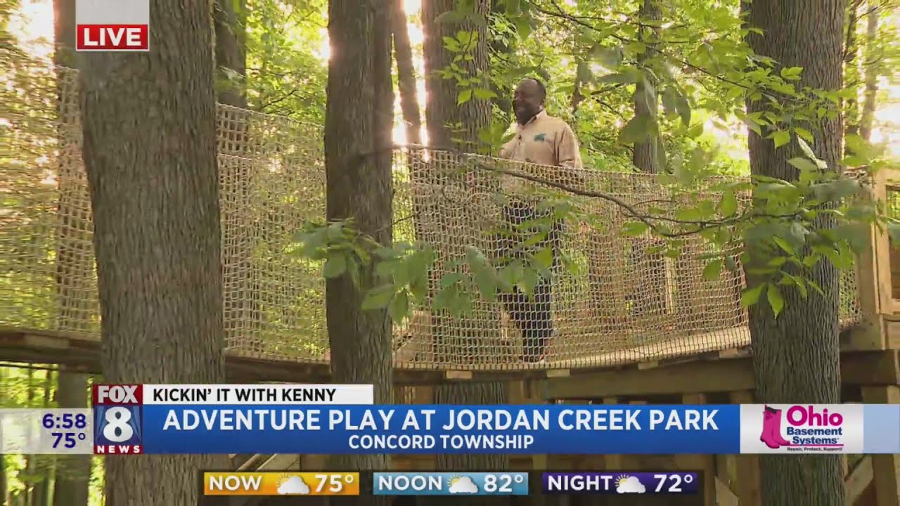 Kenny explores Adventure Play at Jordan Creek Park YouTube