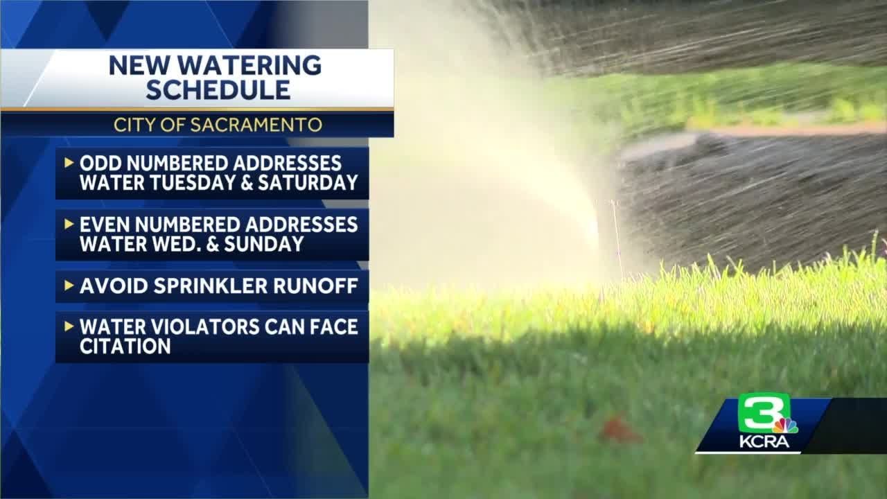New watering schedule in effect for city of Sacramento residents YouTube