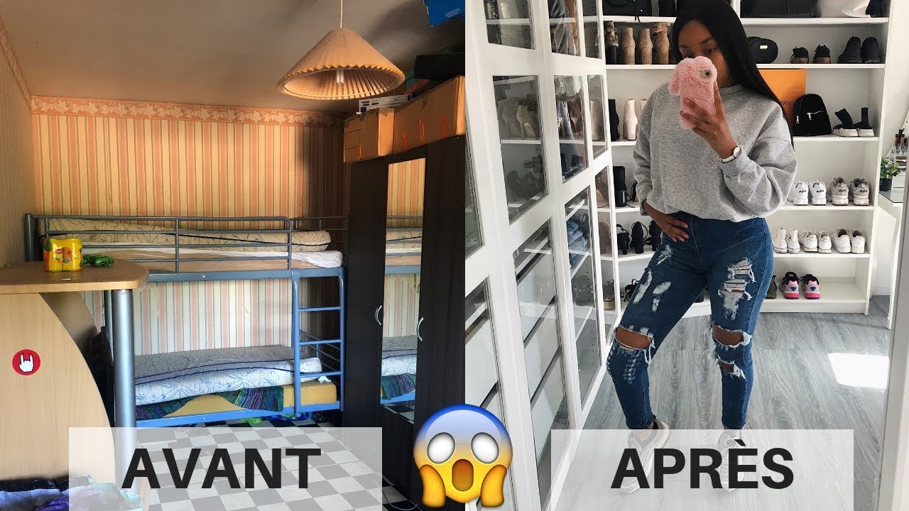 TRANSFORMATION EXTREME DE MA CHAMBRE  ! LE CHOC ! + ROOM TOUR 🏠| HONEYSHAY