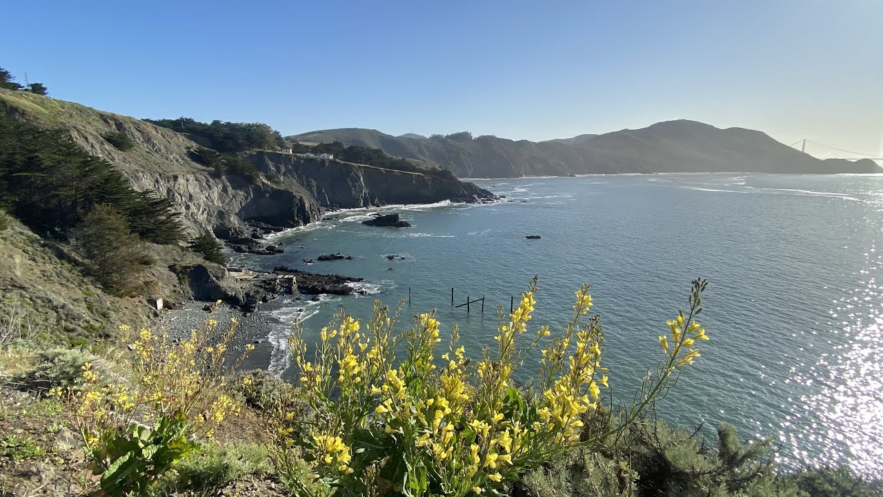 【VR 360 Video】【California】Point Bonita Trail in April 2022