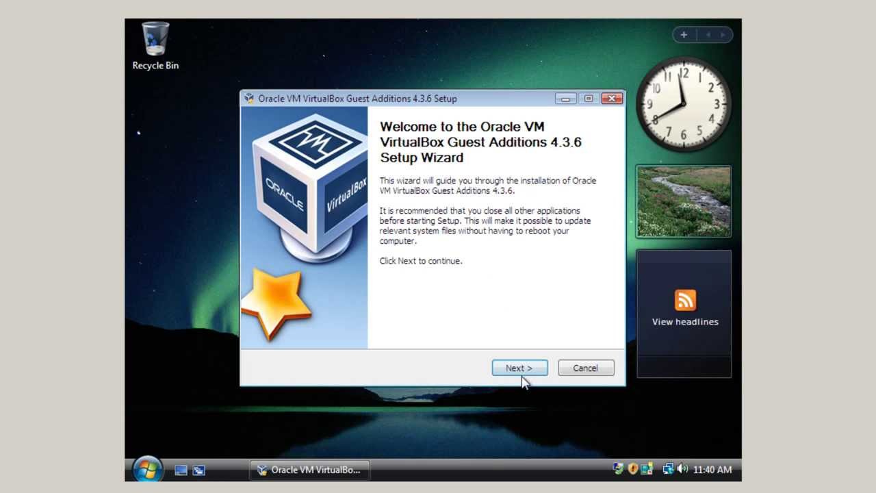 how to install virtualbox guest additions download