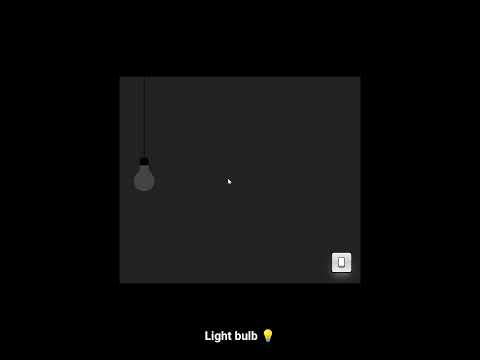 Light bulb mini project for frontend developers.. #rap #music #html # ...