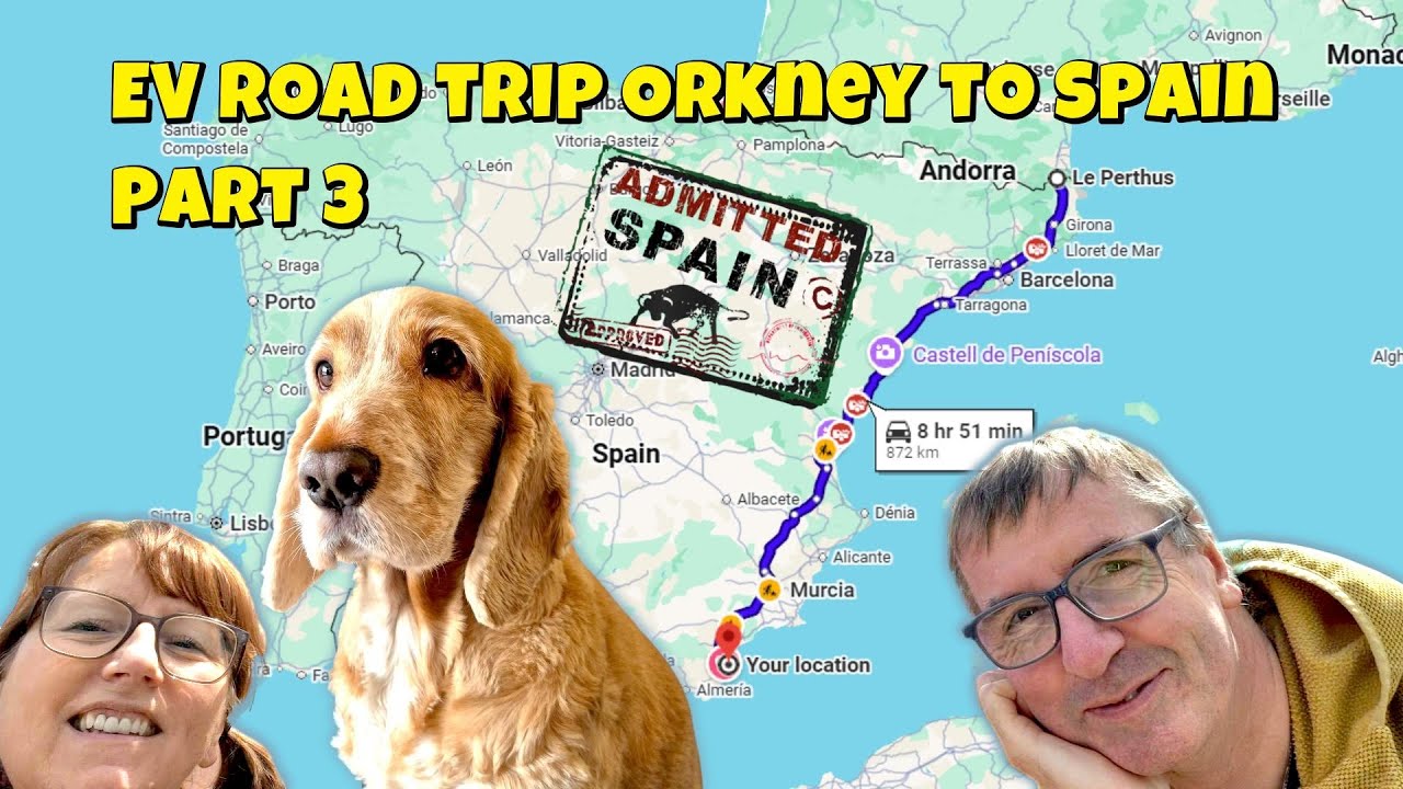 Поездка на электромобиле из Оркнейских островов в Испанию завершена | Часть 3 | Цены на платные д...