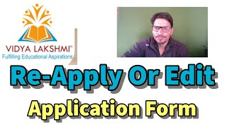 How To Re-Apply Or Edit Application At Vidya Lakshmi Education Loan screenshot 4