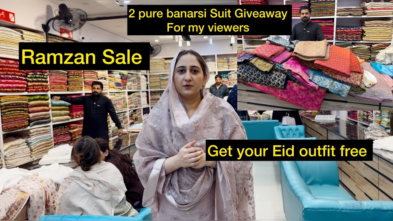 Ramzan Sale || Pure Banarsi Suit GiveAway Announced || Eid 2026 Collection 🤗