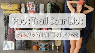 Post Trail Gear List || Appalachian Trail Gear List 2022