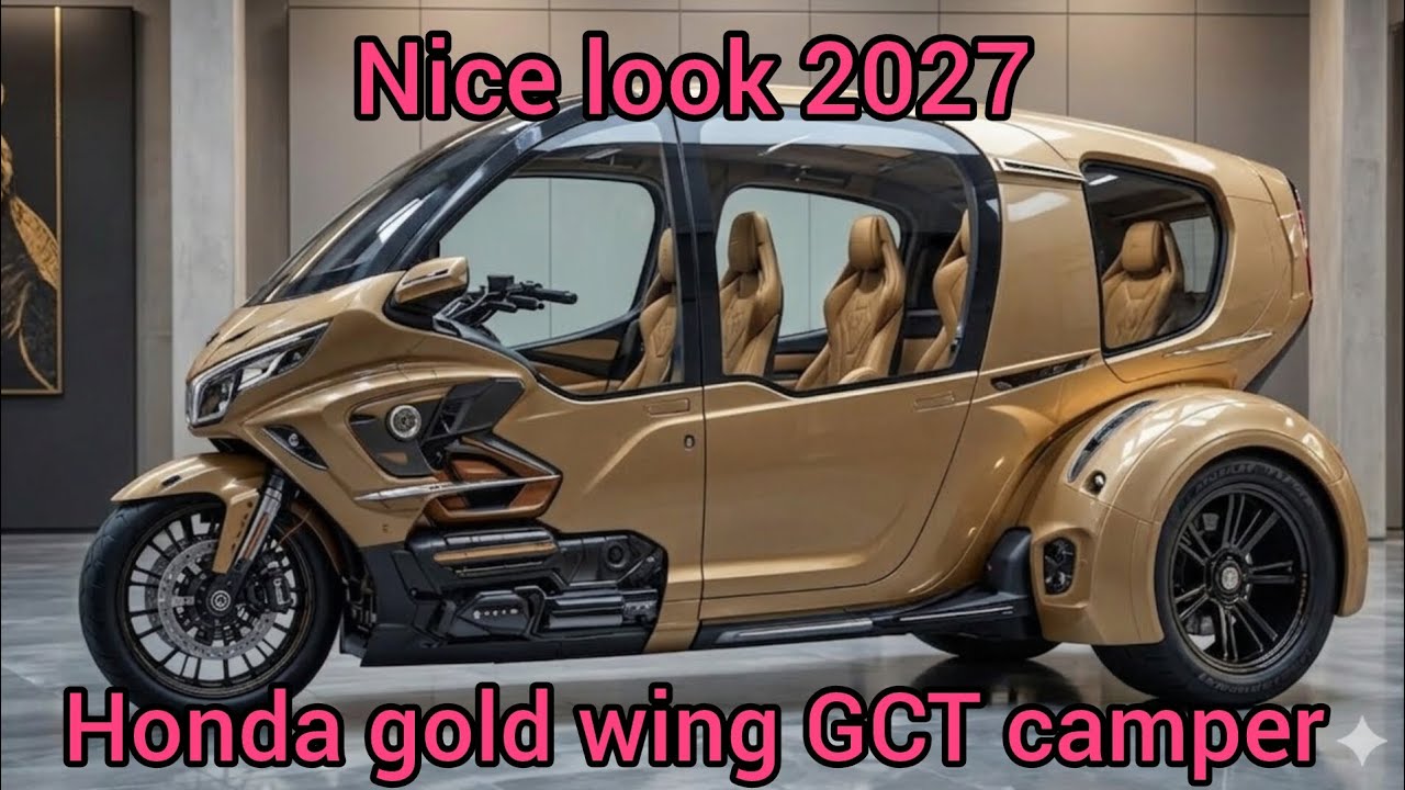 2027 Honda Gold Wing GCT Trike Camper Review – Luxury Touring Redefined