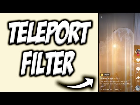 How To Get The Teleport TikTok Filter ?| Teleport Filter TikTok | TikTok Filters | 2020
