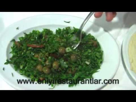 Zahter Salatası Yapılışı,Salata Tarifleri,Akdeniz Hatay Sofrası Www.eniyirestaurantlar.com