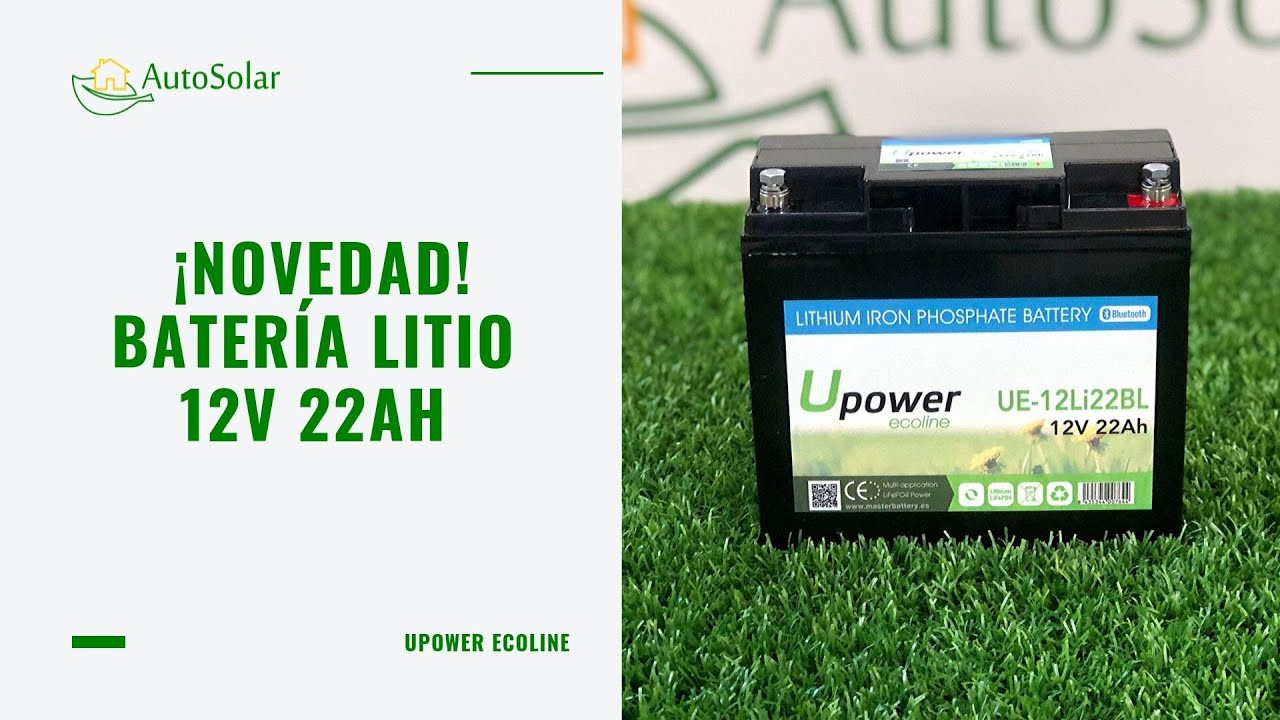 Batería Litio 12V 100Ah Upower Ecoline 