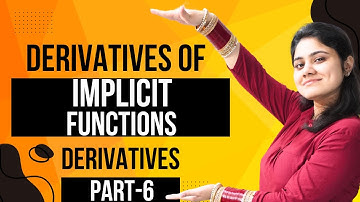 Introduction to derivatives of Implicit Functions|Differentiation|BBA|BCA|B.COM|B.Tech|Dream Maths