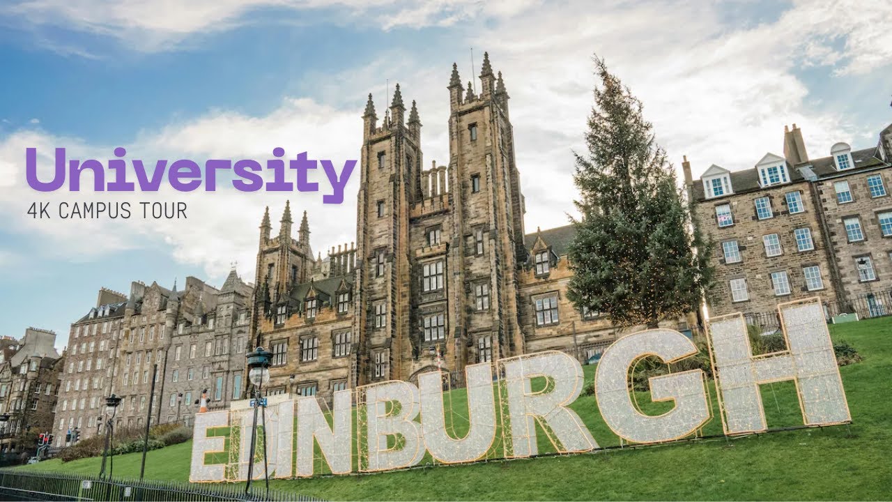 University of Edinburgh in Winter | 4K Campus Tour 2025
