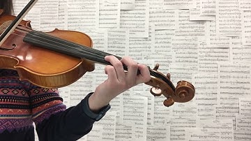 Bb Major Violin Scale (2 Octave)