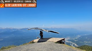 Paragliding &amp; Hang Gliding Launching Site - Mount 7 - Golden B.C in the 🍁Canadian Rockies🍁#goldenbc