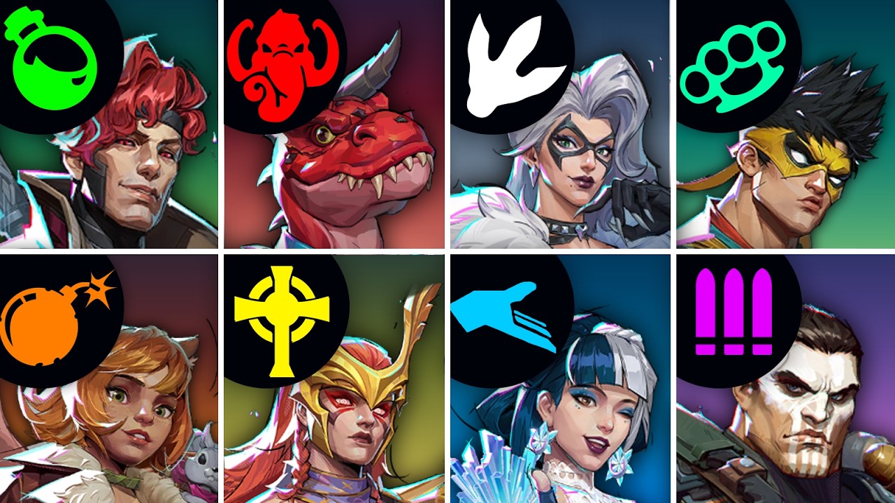 There are actually 8 roles in Marvel Rivals