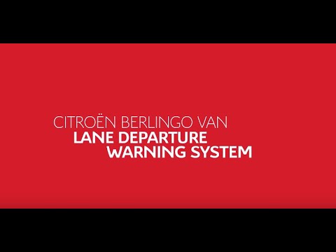 Citroën Berlingo Van - Lane Departure Warning System