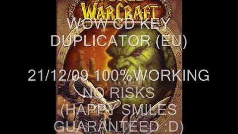 WOW Cd-Key Duplicator