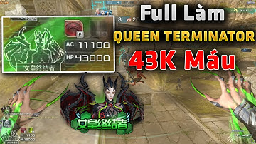 Full Trận QUEEN TERMINATOR 43K Máu, 1 Cân Hết Cả Phòng - Rùa Ngáo