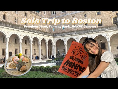 Solo Trip to Boston ⚾️🇺🇸 Ep.2 - Freedom Trail, Fenway Park, HONNE Concert | Vlog