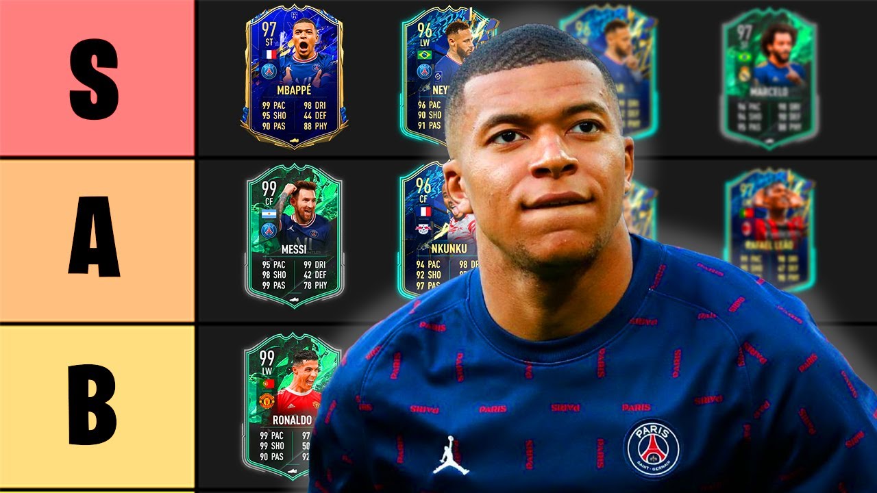 RANKING THE BEST ATTACKERS IN A TIER LIST | FIFA 22