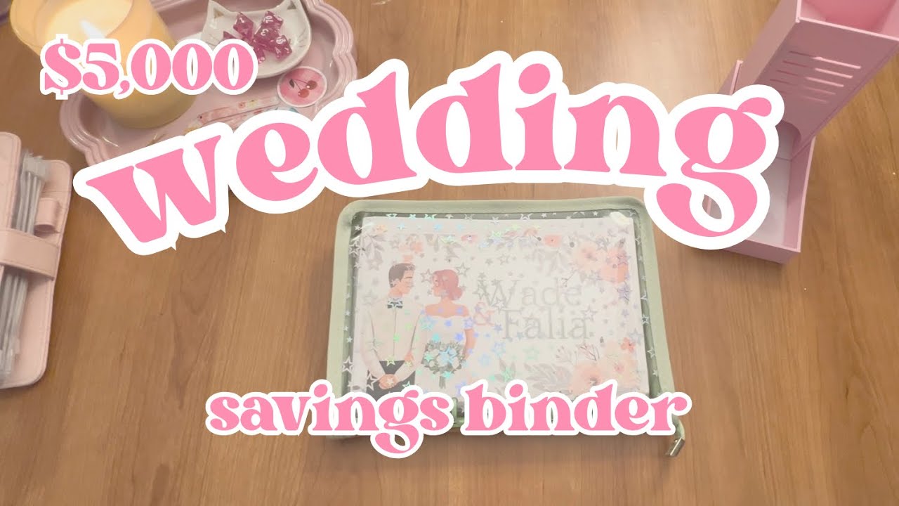 Wedding savings Wednesday 💒🤍 saving $5,000