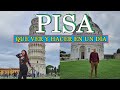 Pisa🇮🇹: Qué ver en un día + Presupuesto| Destinados a Viajar en Italia #2