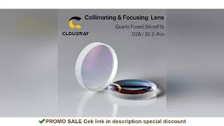 Spherical Focusing Lens D28 D30 F75\/100\/125\/150\/155\/200mm 2Pcs Quartz Fused Silica for High Energy F