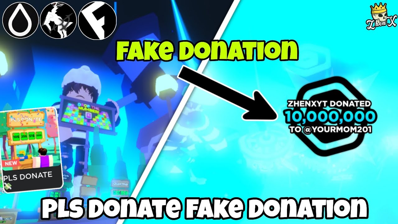 Pls Donate Script 2023 - Fake Donate, Fake Robux