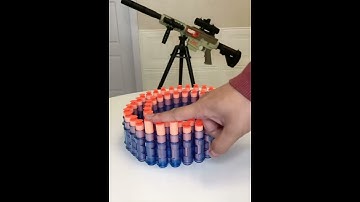 Nerf gun motorized with darts automatic 2021 indoor toys & game  🤩❤️ | #shorts play master #toys