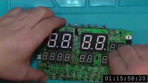 soldering fun "EQKIT DIY Clock Kit ECL-1227" timelapse