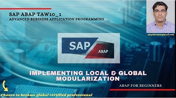 Local & Global Modularization (Practical Program)
