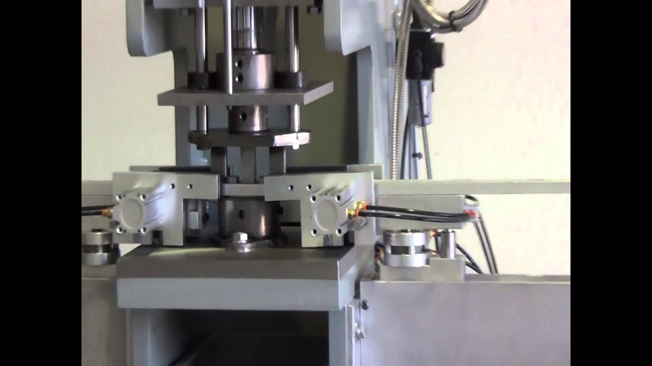 automatic punch press - YouTube