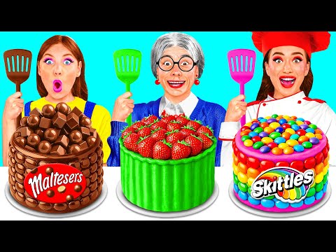 Me vs Grandma Cooking Challenge | Funny Food Hacks