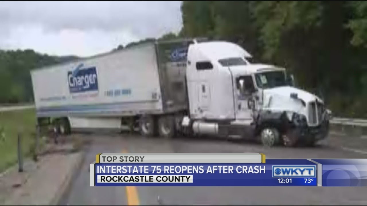Crash slowing traffic on I-75 in Rockcastle County - YouTube