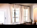 Drop Cloth Curtains for BIG Windows 🧺