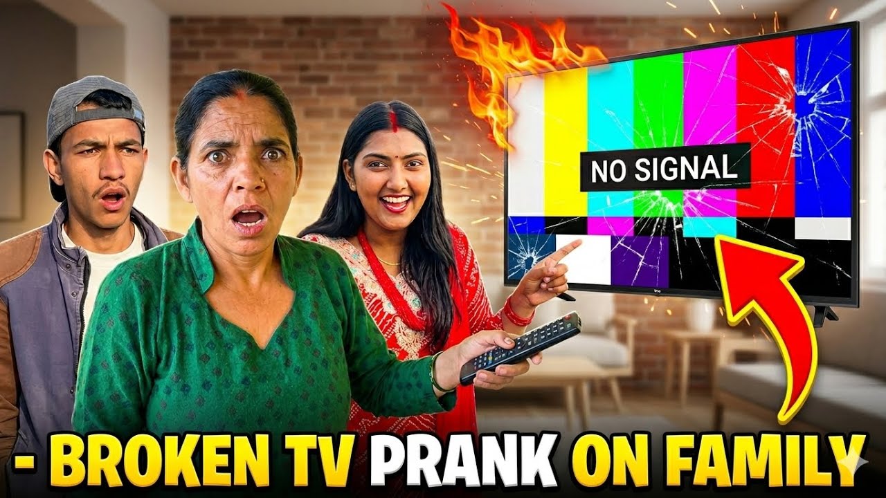 Tv Broken Prank on Family Gone Wrong 🥹 - YouTube