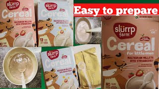 Slurrp farm review/baby food/7+months/healthy food/ragi   cereal/no zunk food/