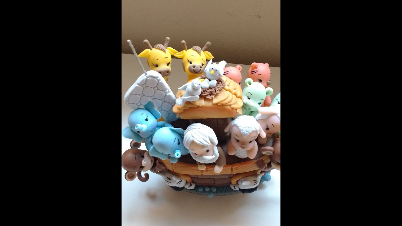 Arca de Noé em biscuit parte 1