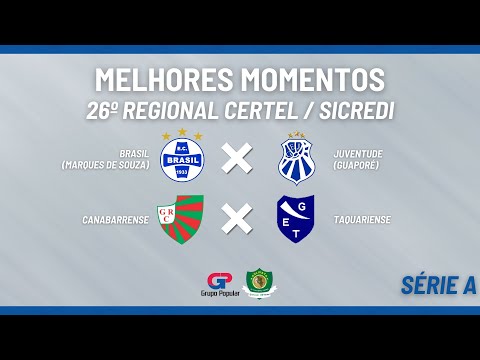 MELHORES MOMENTOS | 26º REGIONAL CERTEL / SICREDI - SEMIFINAIS
