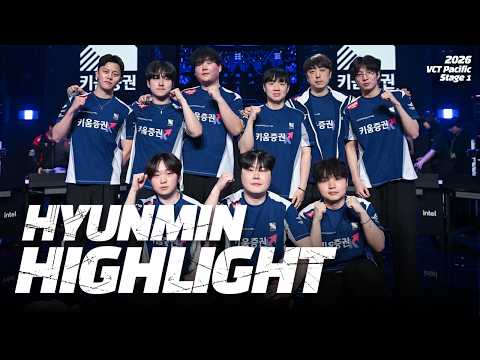 KRX HYUNMIN Highlight | 2026 VCT Pacific Stage 1