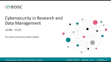 EOSC Symposium | Cybersecurity in Research and Data Management