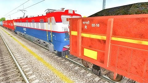 MSTS Indian Railways Longest Freight Train of Indian Railways | Msts Open Rails Train Simulator