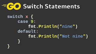 Switch statements in Golang with fallthrough - Go programming language tutorial (7)
