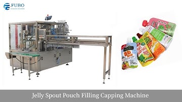 Jelly Spout Pouch Filling Capping Machine