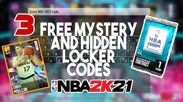 *3* LATEST FREE MYSTERY AND HIDDEN DIAMOND CONTRACT PACK LOCKER CODES IN NBA 2K21