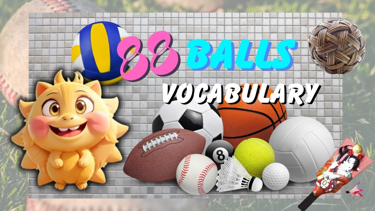 "Exploring 88 Types of Balls Vocabulary for Sports, Games, Toys Balls in English" YouTube