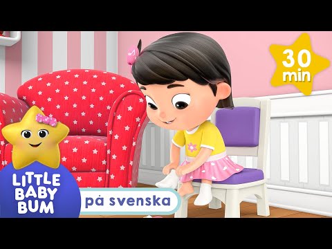 Klädsången - Little Baby Bum | Låtar och videor för barn | Moonbug Kids Svenska