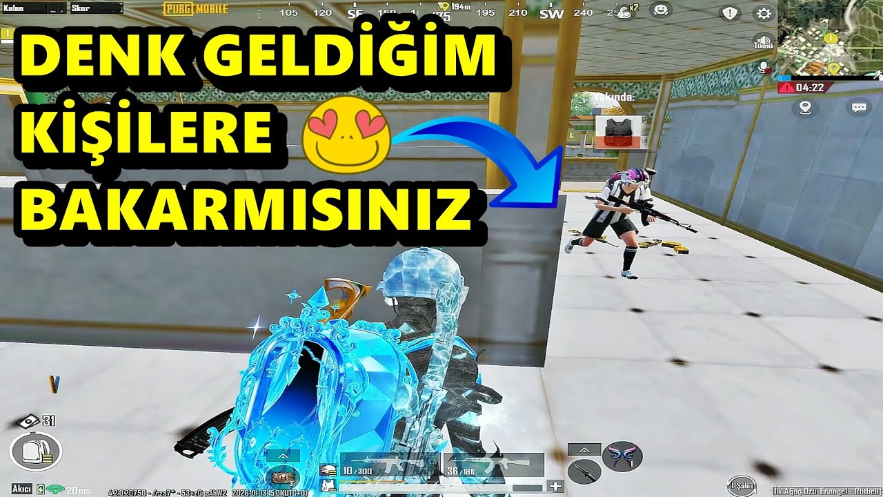 DENK GELDİĞİM KİŞİLERE BAKAR MISINIZ ? BATUR GAME SOLO SQUAD PUBG MOBİLE
